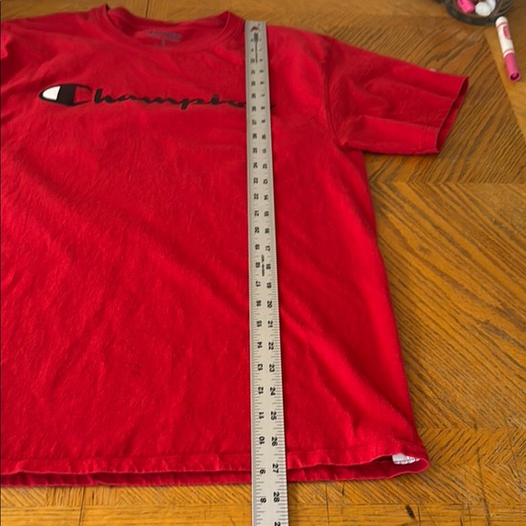 Champion Red Short Sleeve Tee - Picture 5 of 12